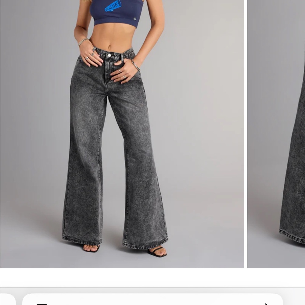 Windsor Charcoal Flare Jeans
